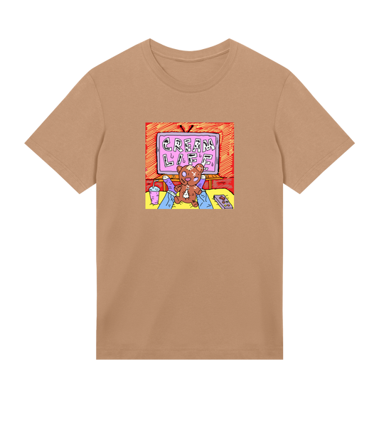 Cream Life Tee